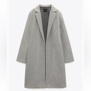 Zara cloth coat. Size medium. Rarely worn.